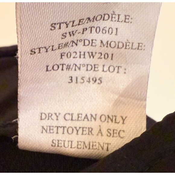 Helmut Lang Heather Shorts Black Pull On Stretch Waist Satin Side Sheer P XS EUC - Picture 13 of 13